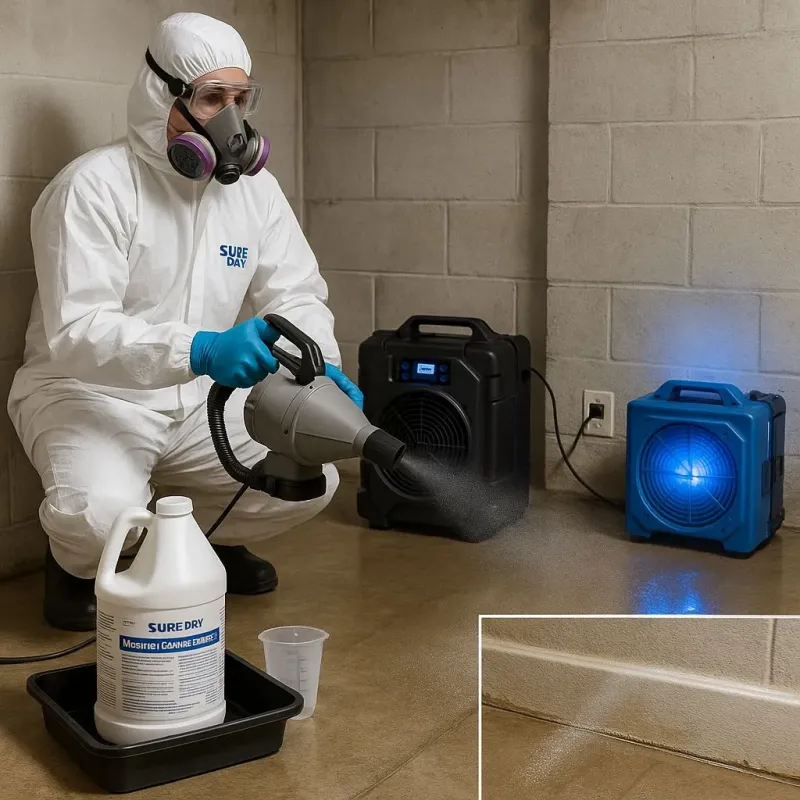 Sanitization and Odor Removal process in Woodlyn, PA