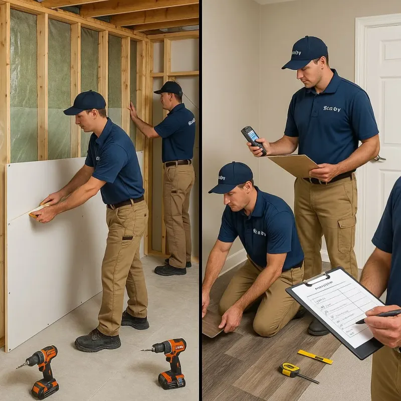 Repairs and Reconstruction process in Woodlyn, PA